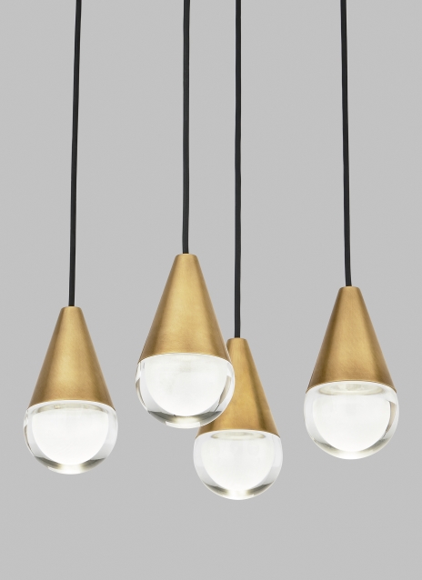 Cupola 4 Light Chandelier Alt Image