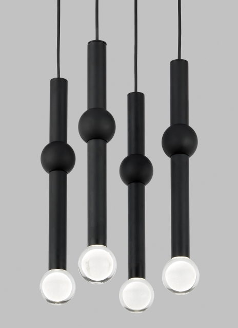 Guyed 4 Light Chandelier Alt Image