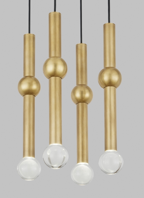 Guyed 4 Light Chandelier Alt Image