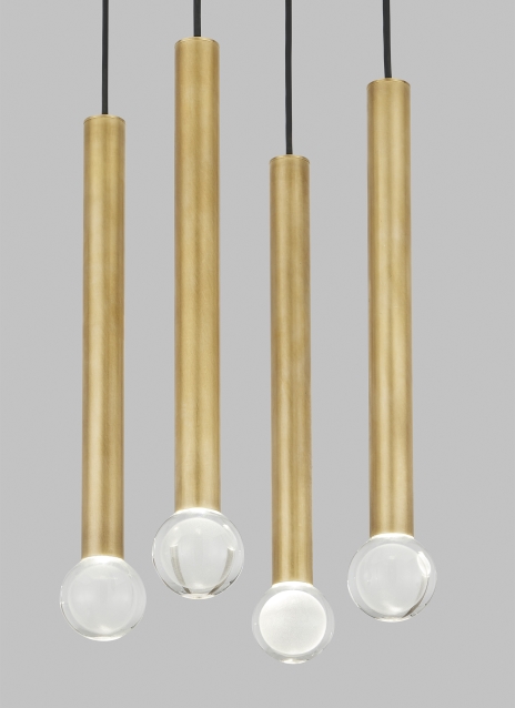 Guyed 4 Light Chandelier Alt Image