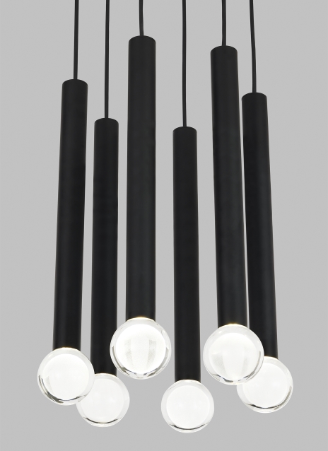 Guyed 6 Light Chandelier Alt Image
