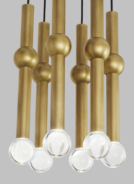 Guyed 6 Light Chandelier Alt Image