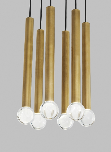 Guyed 6 Light Chandelier Alt Image