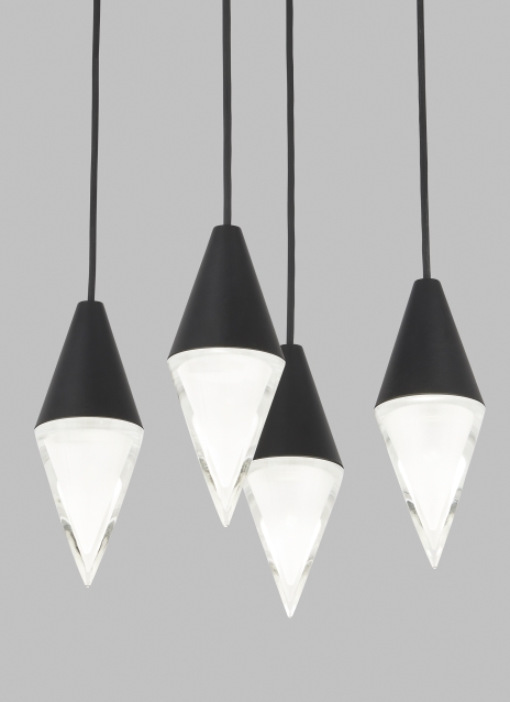 Turret 4 Light Chandelier Alt Image