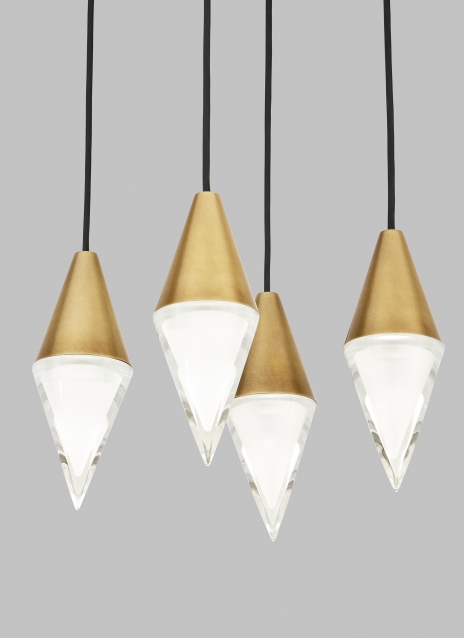 Turret 4 Light Chandelier Alt Image