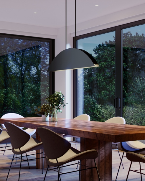 Bau 50 Linear: Nightshade Black
