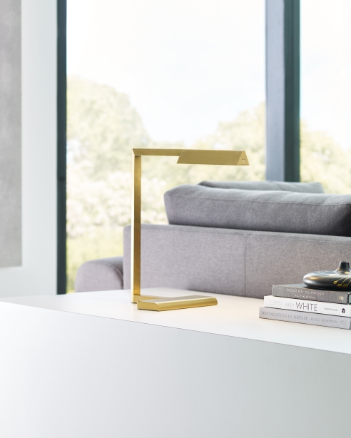 Dessau 16 Table Lamp Natural Brass