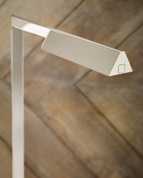 Dessau 38 Floor Lamp  Polished Nickel