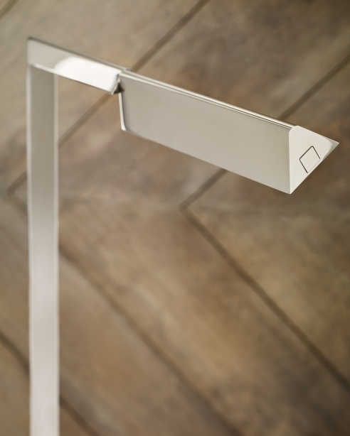 Dessau 38 Floor Lamp  Polished Nickel