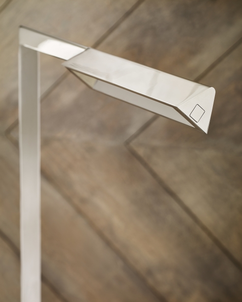 Dessau 38 Floor Lamp  Polished Nickel