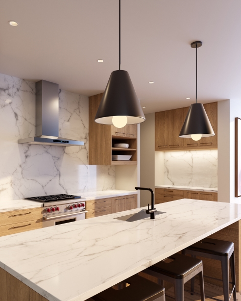 Joni Pendant, Matte Black
Entra CL3, Round Flanged, White