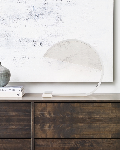 Karla Table Lamp Polished Nickel