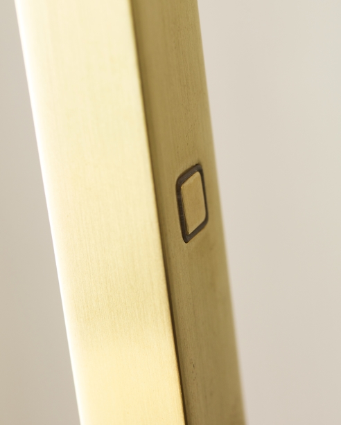 Klee 43 Floor Lamp Natural Brass