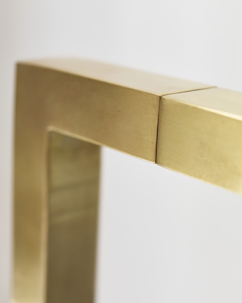 Klee 43 Floor Lamp Natural Brass