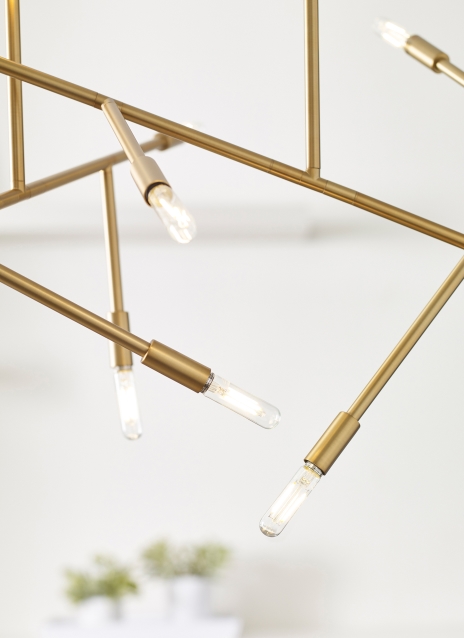 Line Wave 2 Chandelier Alt Image