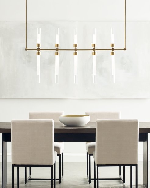 Linger 48 Linear: Natural Brass