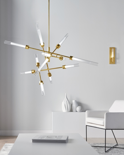 Linger 12-Light Abstract Chandelier Alt Image
