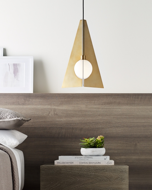 Orbel Pyramid Grande, Natural Brass