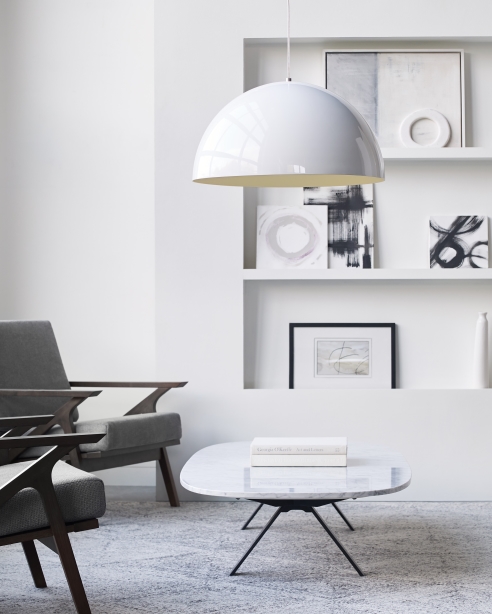Powell Street: Gloss White/White