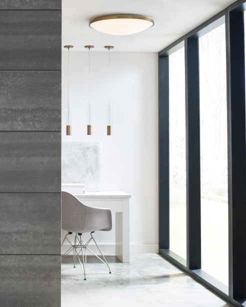 Vance 24, Aged Brass<BR>Captra Pendant, Aged Brass