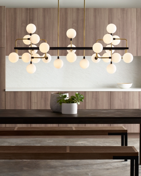 Viaggio Linear: Opal/Brass