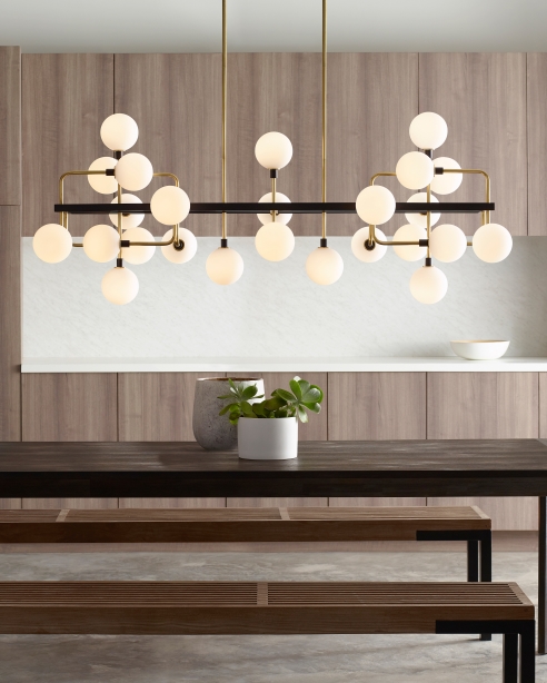 Viaggio Linear Chandelier Alt Image