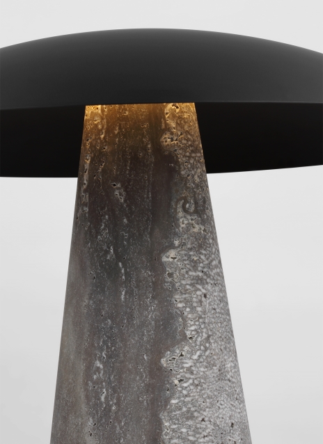 Aegis Medium Travertine Table Lamp Alt Image