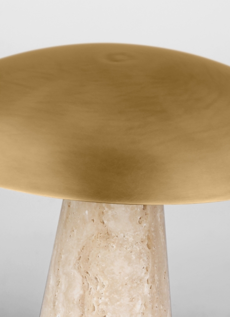 Aegis Medium Travertine Table Lamp Alt Image