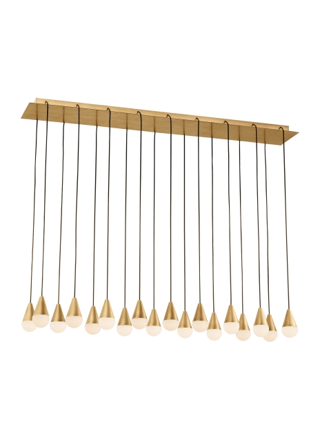 Cupola Alabaster 18 Light Chandelier