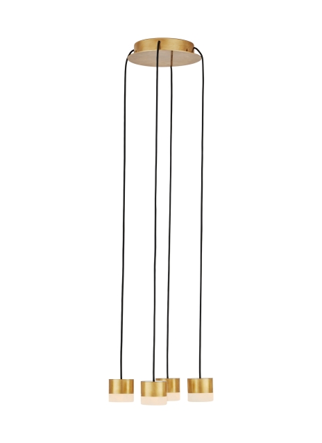 Gable Alabaster 4 Light Chandelier