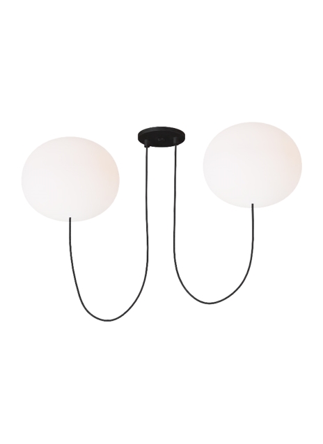 Helium Large 2 Light Chandelier