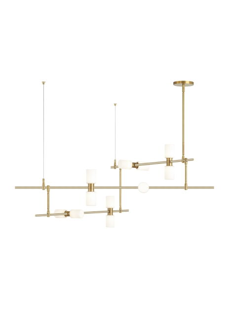 ModernRail Chandelier 2