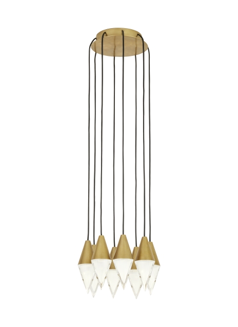 Turret 8 Light Chandelier
