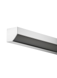 Satin Aluminum with Black Lens Shown Off