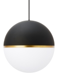 Matte Black/Aged Brass