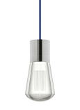 Satin Nickel Finish <br>Blue Cord
