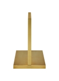 Natural Brass end view