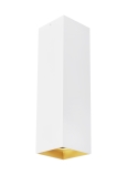 Matte White / Gold Haze 3/4