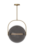 Transparent Smoke/Natural Brass