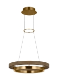 Natural Brass/Weathered Oak