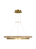Hand-Rubbed Natural Brass/Natural Oak