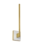 Natural Brass/White Marble 3/4