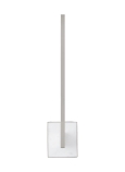 Polished Nickel/White Marble
