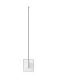 Polished Nickel/White Marble