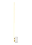 Natural Brass / White Marble 3/4 View
