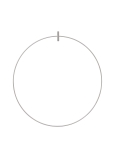 23" Large<br>Satin Nickel