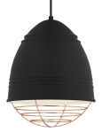 Rubberized Black w/ White Interior<br>Copper Cage