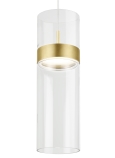 Clear/Clear<br>Natural Brass Ring