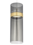 Smoke/Smoke<br>Natural Brass Ring