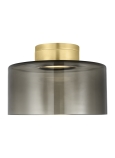 Smoke<br>Natural Brass Ring (Lit)
